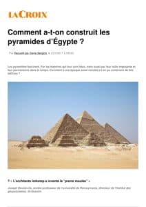 thumbnail of La-Croix-Comment-a-t-on-construit-les-pyramides-d-Egypte